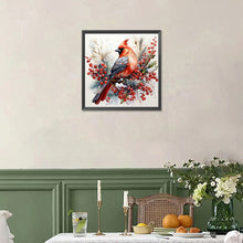 Load image into Gallery viewer, Diamond Painting - Full Square - Red Cardinal (40*40CM)
