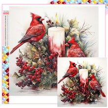 Load image into Gallery viewer, Diamond Painting - Full Square - Red Cardinal (40*40CM)
