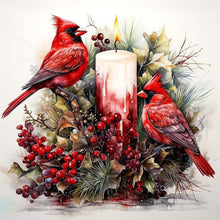 Load image into Gallery viewer, Diamond Painting - Full Square - Red Cardinal (40*40CM)
