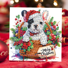 Load image into Gallery viewer, 6Pcs Dogs DIY Diamond Painting Card Diamond Drawing Card Diamond Daily Wish Card
