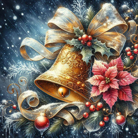 Diamond Painting - Full Square - Christmas Bells (40*40CM)