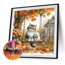 Load image into Gallery viewer, Diamond Painting - Full Square - Swing under Maple Tree (40*40CM)
