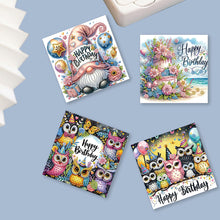Load image into Gallery viewer, 6Pcs Gnome Diamond Drawing Card Diamond Daily Wish Card for Holiday Party Favors

