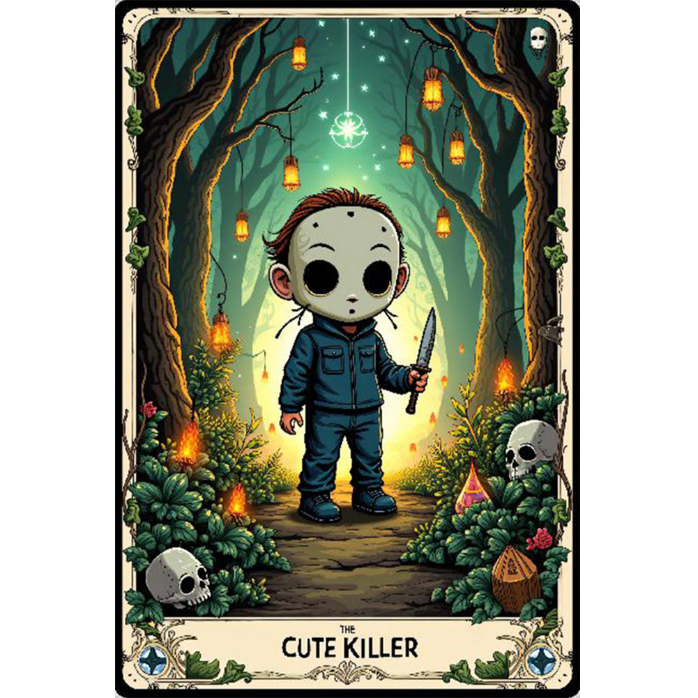 Diamond Painting - Full Round - Wan Holy Horror Tarot Cards (40*60CM)