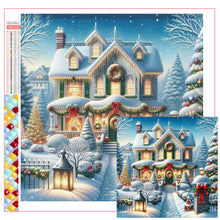 Load image into Gallery viewer, Diamond Painting - Full Square - Winter Snow Scenery (40*40CM)
