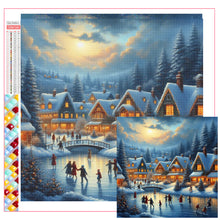 Load image into Gallery viewer, Diamond Painting - Full Square - Winter Snow Scenery (40*40CM)
