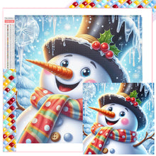 Load image into Gallery viewer, Diamond Painting - Full Square - Christmas snowman (30*30CM)
