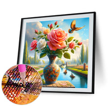 Load image into Gallery viewer, Diamond Painting - Full Round - Vase bouquet (40*40CM)
