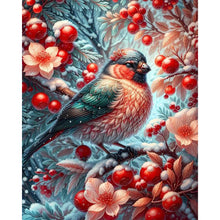 Load image into Gallery viewer, Diamond Painting - Full Square - Winter Red Fruit Bird (40*40CM)
