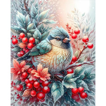 Load image into Gallery viewer, Diamond Painting - Full Square - Winter Red Fruit Bird (40*40CM)
