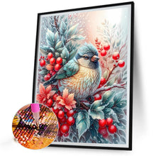 Load image into Gallery viewer, Diamond Painting - Full Square - Winter Red Fruit Bird (40*40CM)
