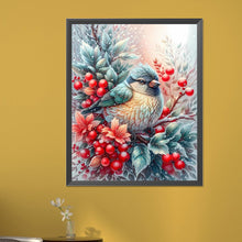 Load image into Gallery viewer, Diamond Painting - Full Square - Winter Red Fruit Bird (40*40CM)
