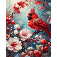 Load image into Gallery viewer, Diamond Painting - Full Square - Winter Red Fruit Bird (40*40CM)
