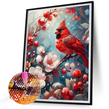 Load image into Gallery viewer, Diamond Painting - Full Square - Winter Red Fruit Bird (40*40CM)
