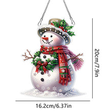 Load image into Gallery viewer, Acrylic Special Shaped Christmas Snowman 5D DIY Diamond Art Hanging Decorations
