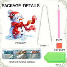 Load image into Gallery viewer, Acrylic Special Shaped Christmas Snowman 5D DIY Diamond Art Hanging Decorations
