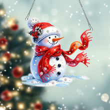 Load image into Gallery viewer, Acrylic Special Shaped Christmas Snowman 5D DIY Diamond Art Hanging Decorations
