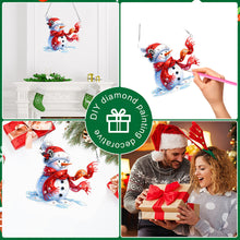 Load image into Gallery viewer, Acrylic Special Shaped Christmas Snowman 5D DIY Diamond Art Hanging Decorations
