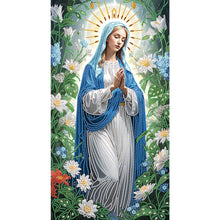 Load image into Gallery viewer, Diamond Painting - Partial Special Shaped - Our Lady of Jesus religion (40*70CM)
