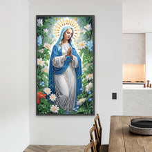 Load image into Gallery viewer, Diamond Painting - Partial Special Shaped - Our Lady of Jesus religion (40*70CM)
