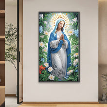 Load image into Gallery viewer, Diamond Painting - Partial Special Shaped - Our Lady of Jesus religion (40*70CM)
