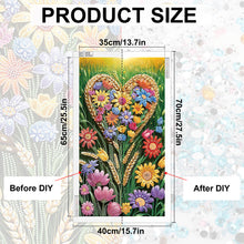 Load image into Gallery viewer, Diamond Painting - Partial Special Shaped - Love flowers (40*70CM)
