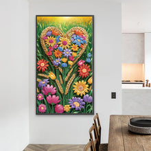 Load image into Gallery viewer, Diamond Painting - Partial Special Shaped - Love flowers (40*70CM)
