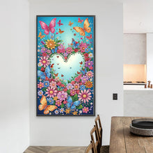 Load image into Gallery viewer, Diamond Painting - Partial Special Shaped - Love flowers (40*70CM)
