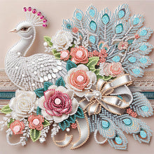 Load image into Gallery viewer, Diamond Painting - Partial Special Shaped - Peacock (30*30CM)
