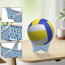 Load image into Gallery viewer, Acrylic Mandala Diamond Fruit Plate Rack Kit for Basketball Football Volleyball
