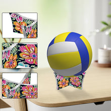 Load image into Gallery viewer, Acrylic Mandala Diamond Fruit Plate Rack Kit for Basketball Football Volleyball
