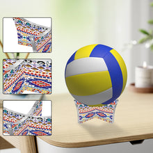Load image into Gallery viewer, Acrylic Mandala Diamond Fruit Plate Rack Kit for Basketball Football Volleyball
