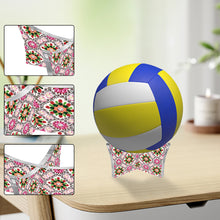 Load image into Gallery viewer, Acrylic Mandala Diamond Fruit Plate Rack Kit for Basketball Football Volleyball
