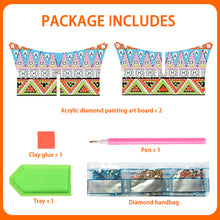 Load image into Gallery viewer, Acrylic Mandala Diamond Fruit Plate Rack Kit for Basketball Football Volleyball
