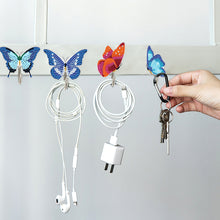 Load image into Gallery viewer, 8Pcs Diamond Painting Hooks Butterfly Diamond Art Craft Wall Hooks Home Decor

