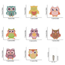 Load image into Gallery viewer, 8Pcs Diamond Painting Hooks Butterfly Diamond Art Craft Wall Hooks Home Decor
