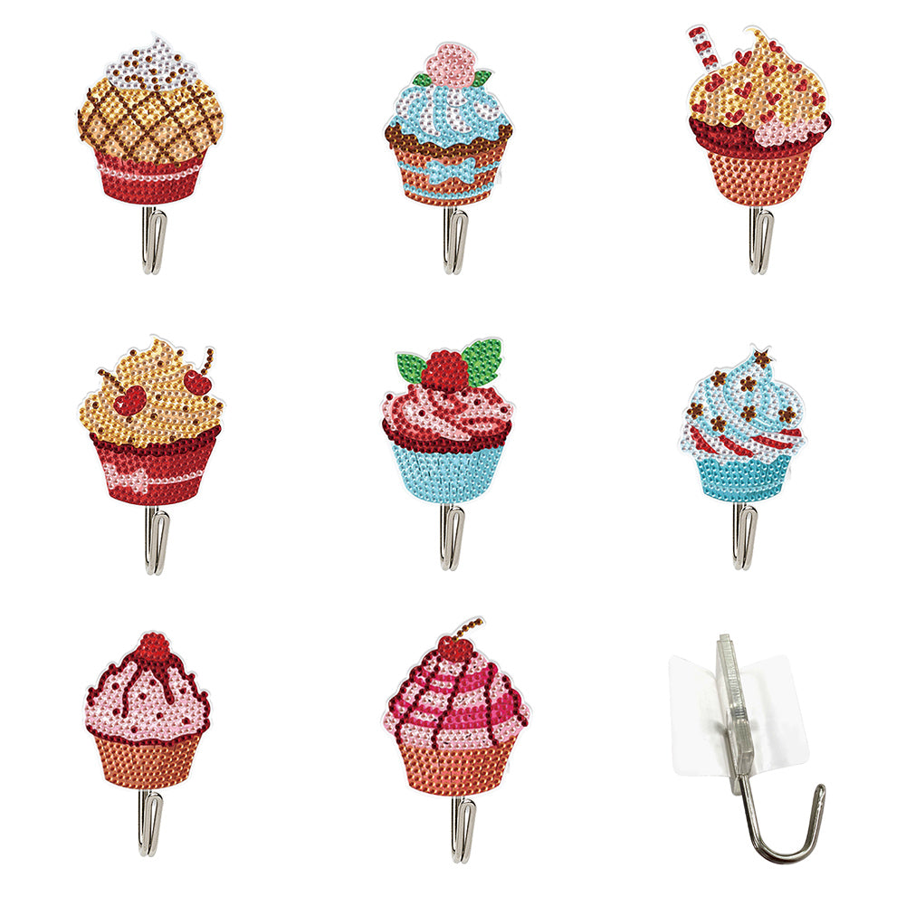 8Pcs Diamond Painting Hooks Butterfly Diamond Art Craft Wall Hooks Home Decor