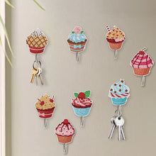 Load image into Gallery viewer, 8Pcs Diamond Painting Hooks Butterfly Diamond Art Craft Wall Hooks Home Decor
