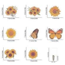 Load image into Gallery viewer, 8Pcs Diamond Painting Hooks Butterfly Diamond Art Craft Wall Hooks Home Decor
