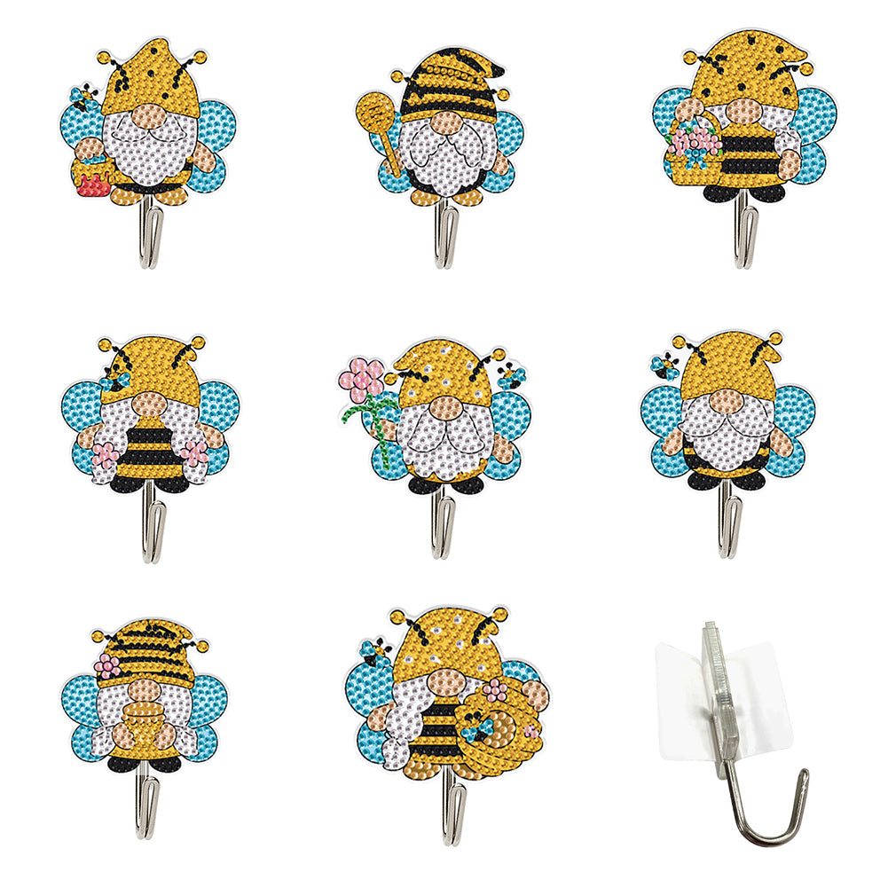 8Pcs Diamond Painting Hooks Butterfly Diamond Art Craft Wall Hooks Home Decor