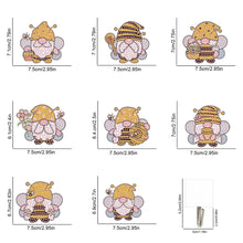 Load image into Gallery viewer, 8Pcs Diamond Painting Hooks Butterfly Diamond Art Craft Wall Hooks Home Decor
