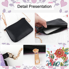 Load image into Gallery viewer, Colorful Pattern Diamond Painting Coin Chain Purse 5D Diamond Handmade Chain Bag
