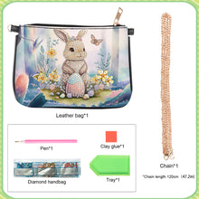 Load image into Gallery viewer, Colorful Pattern Diamond Painting Coin Chain Purse 5D Diamond Handmade Chain Bag
