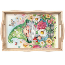 Load image into Gallery viewer, Wooden Cute Cartoon Diamond Painting Tray Art Craft with Handle for Home Decor
