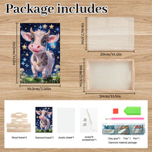Load image into Gallery viewer, Wooden Cute Cartoon Diamond Painting Tray Art Craft with Handle for Home Decor
