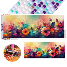 Load image into Gallery viewer, Diamond Painting - Full Round - Beautiful flowers (100*40CM)
