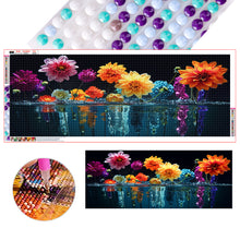 Load image into Gallery viewer, Diamond Painting - Full Round - Beautiful flowers (100*40CM)
