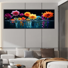 Load image into Gallery viewer, Diamond Painting - Full Round - Beautiful flowers (100*40CM)
