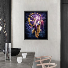 Load image into Gallery viewer, AB Diamond Painting - Full Round - Girl on dream catcher (40*50CM)
