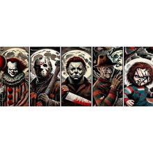 Load image into Gallery viewer, AB Diamond Painting - Full Round - Horror night (90*40CM)
